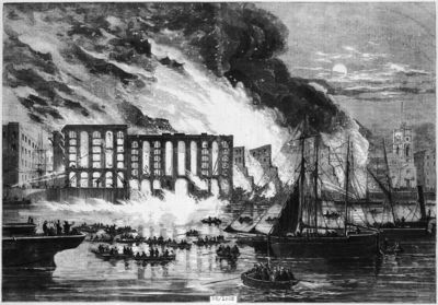 Tooley Street Fire 1861