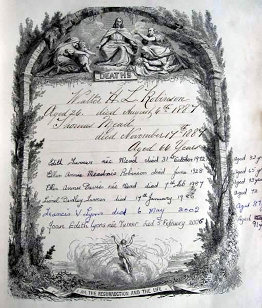 Mead Bible Deaths