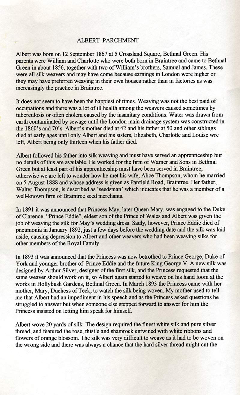 lewis on albert parchment